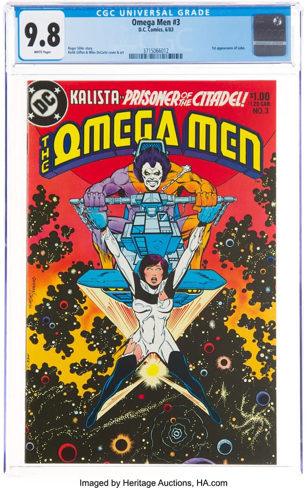 Lobo's Debut In Omega Men #3 On Auction At Heritage Today