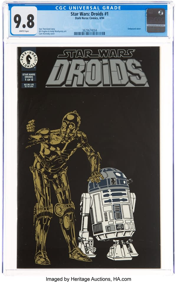 Star Wars Droids #1 From Dark Horse Taking Bids At Heritage Auctions