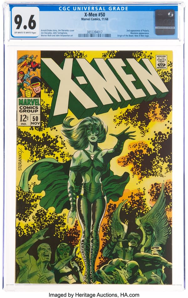 X-Men #50 CGC Copy Taking Bids At Heritage Auctions Today