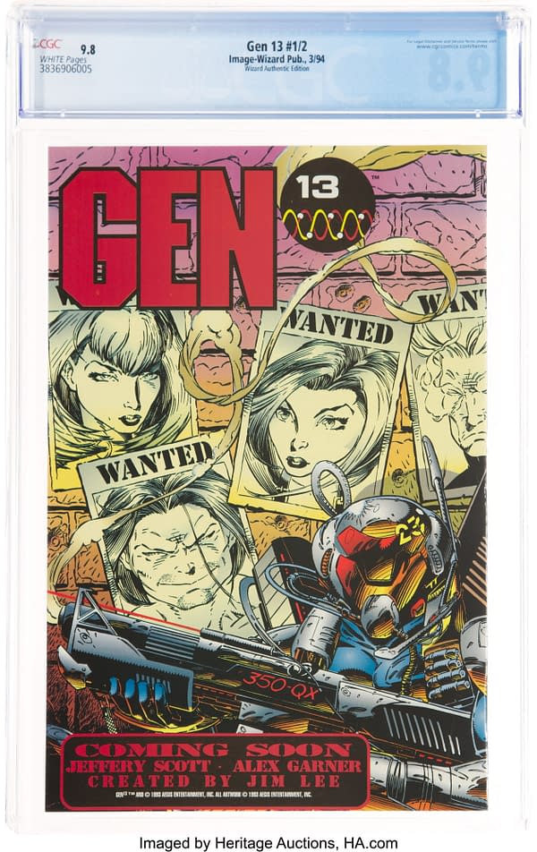 Why Hasn't DC Revived Gen 13? Wizard 1/2 Issue C9C 9.8 At Auction