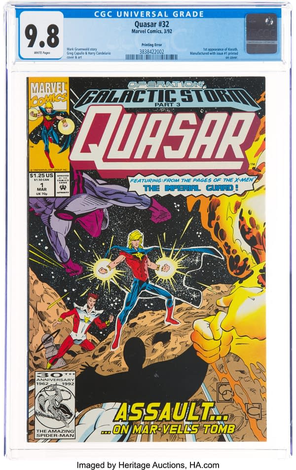 Quasar #32 (Marvel, 1992).
