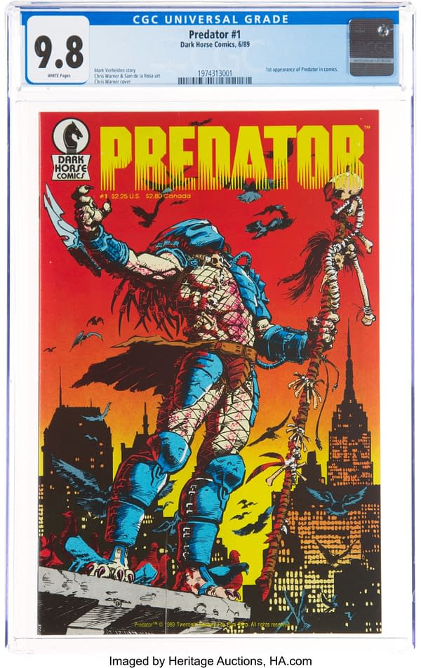 Predator Comics Debut Taking Bids At Heritage Auctions