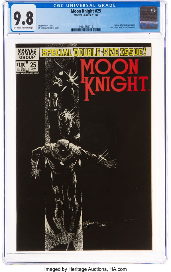 Moon Knight #25 CGC 9.8 To Set New Record At Auction
