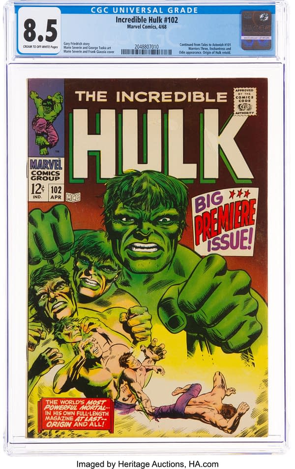 The Incredible Hulk #102 (Marvel, 1968).