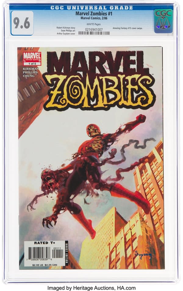 Marvel Zombies #1 CGC Copy At Heritage Auctions