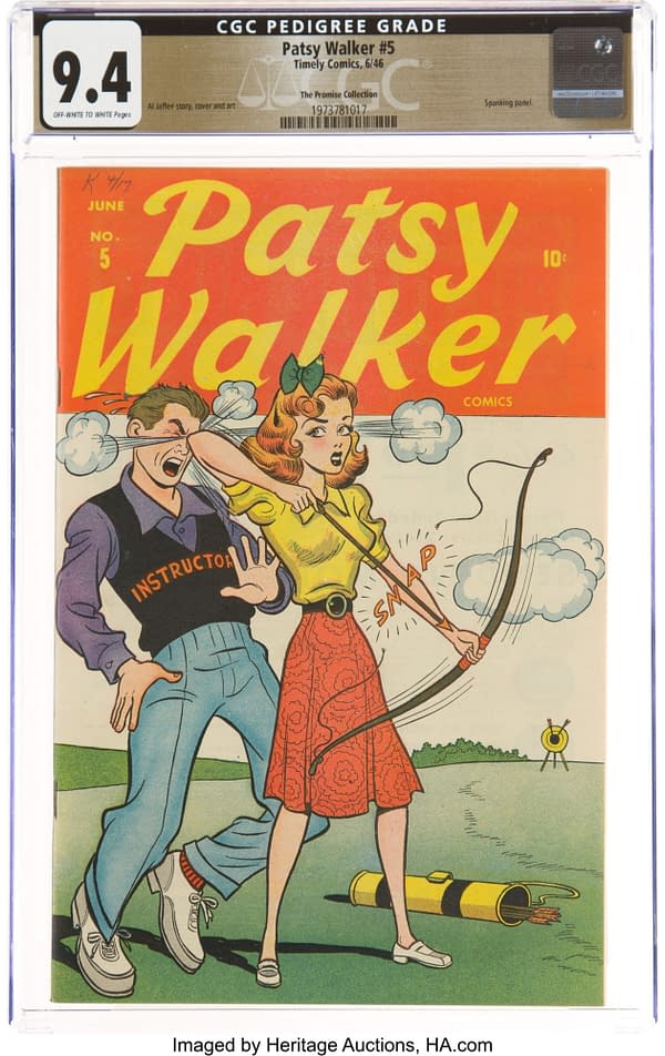 Patsy Walker Learns How To Shoot A Bow, On Auction Today
