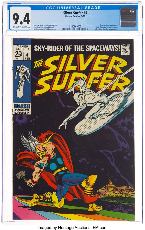 Silver Surfer #4 Is Taking Bids At Heritage Auctions Today