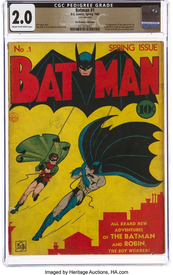 Batman #1 CGC Pedigree Label Already Selling For Over $80,000