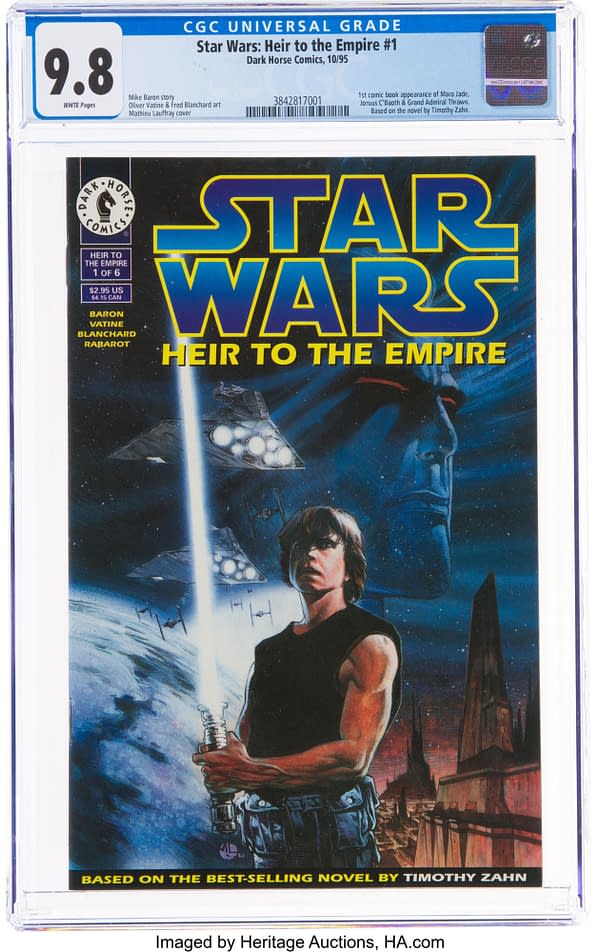 Star Wars: Heir To The Empire #1 Up For Auction, Thrawn Fans