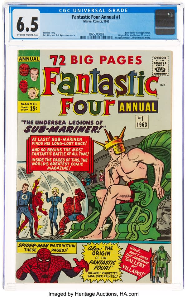 Fantastic Four Annual #1 (Marvel, 1963), featuring the Sub-Mariner and Atlanteans.