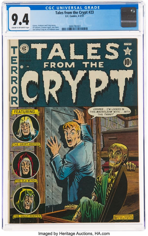 Tales From The Crypt #23 CGC 9.4 Copy Taking Bids At Heritage Auctions