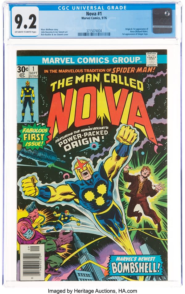 Nova Debut Taking Bids At Heritage Auctions Today