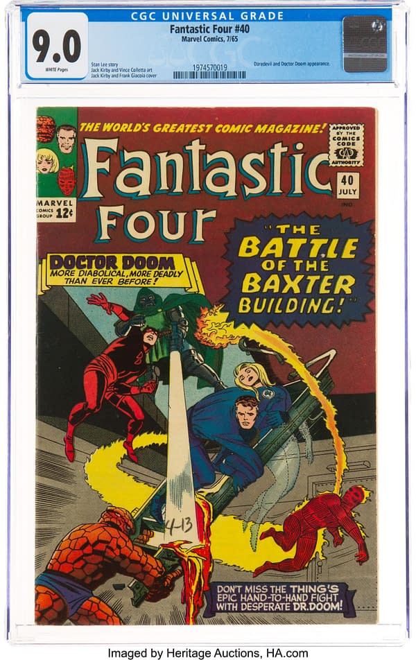 Fantastic Four #40 (Marvel, 1965).