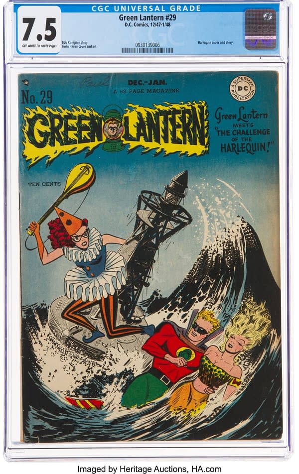 Green Lantern #29 featuring Harlequin (DC, 1947).