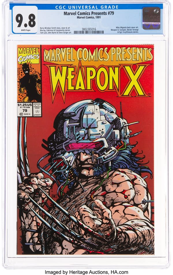 Weapon X Classic Issue Taking Bids At Heritage Auctions