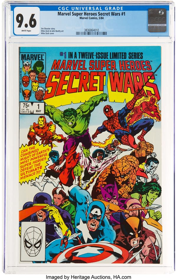 Secret Wars Is Burning Up The Charts, Taking Bids At Heritage Auctions
