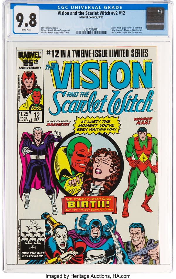 Vision & Scarlet Witch #1 CGC 9.8 Taking BIds At Heritage Auctions