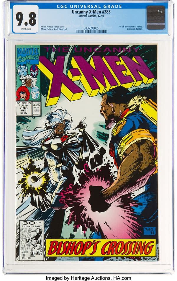 Bishop Debuts In Uncanny X-Men #283, Taking Bids At Heritage