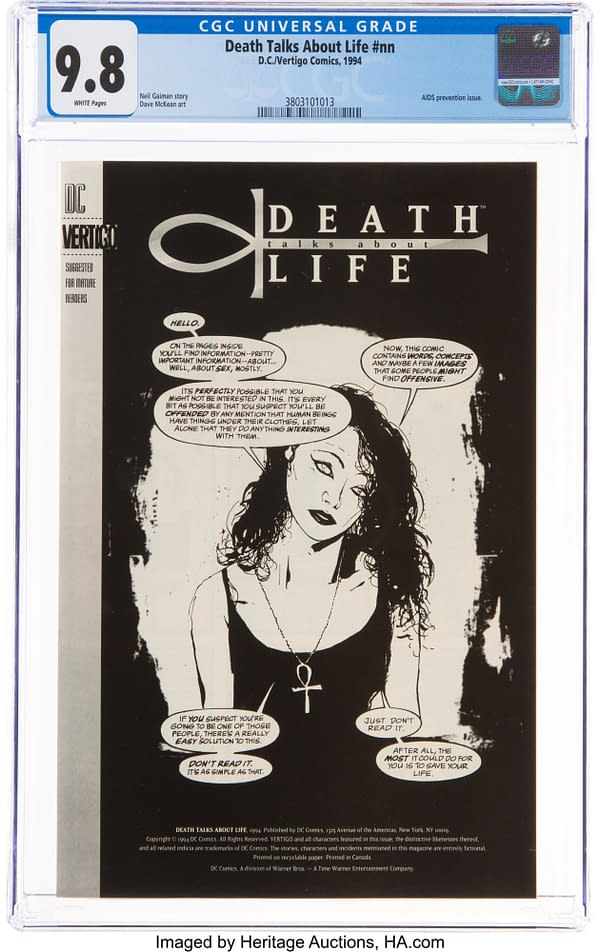 Death Talks About Life - The Most Collectable AIDS Pamphlet Ever?