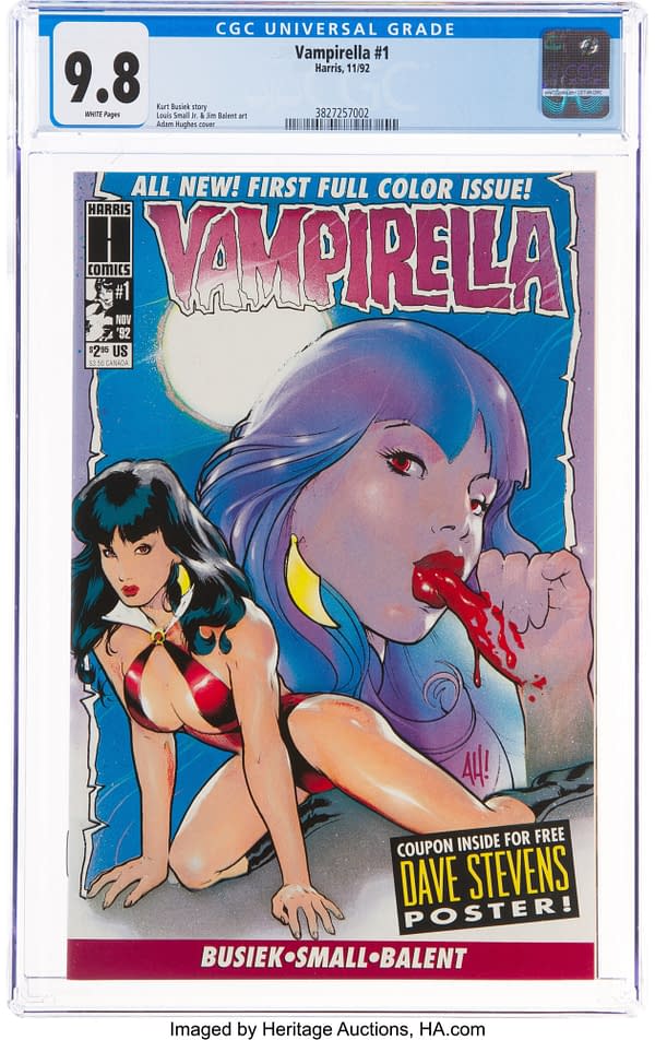 When Vampirella Went Full Colour For The First Time In 1992
