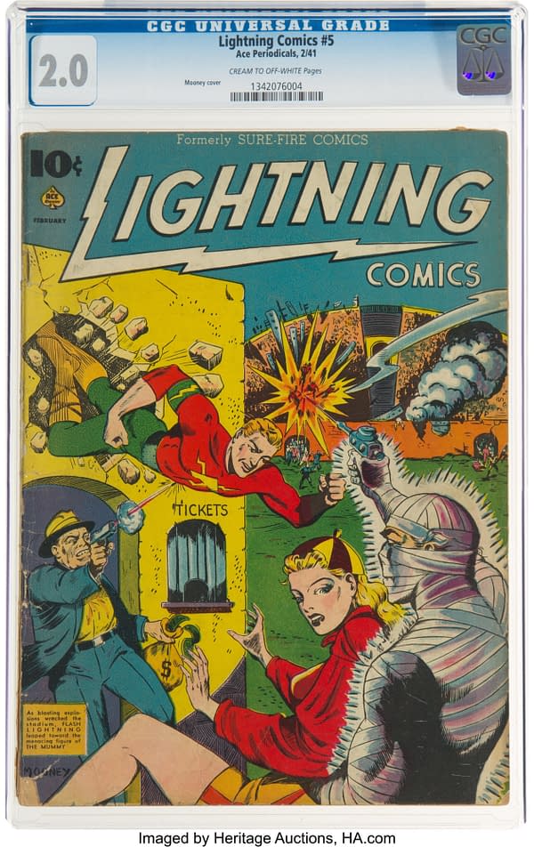 Lightning Comics #5 (Ace, 1941)