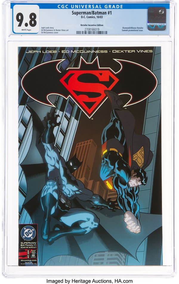 Superman Batman #1 Incentive Cover Taking Bids At Heritage Auctions