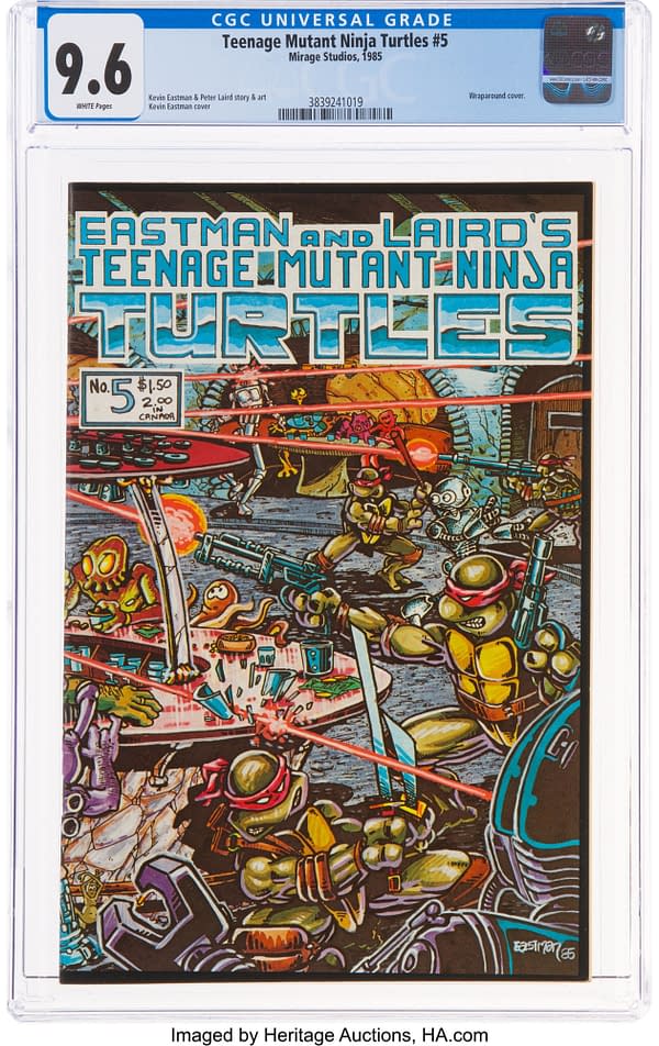 TMNT #5 Is Graded And Taking Bids At Heritage Auctions Today