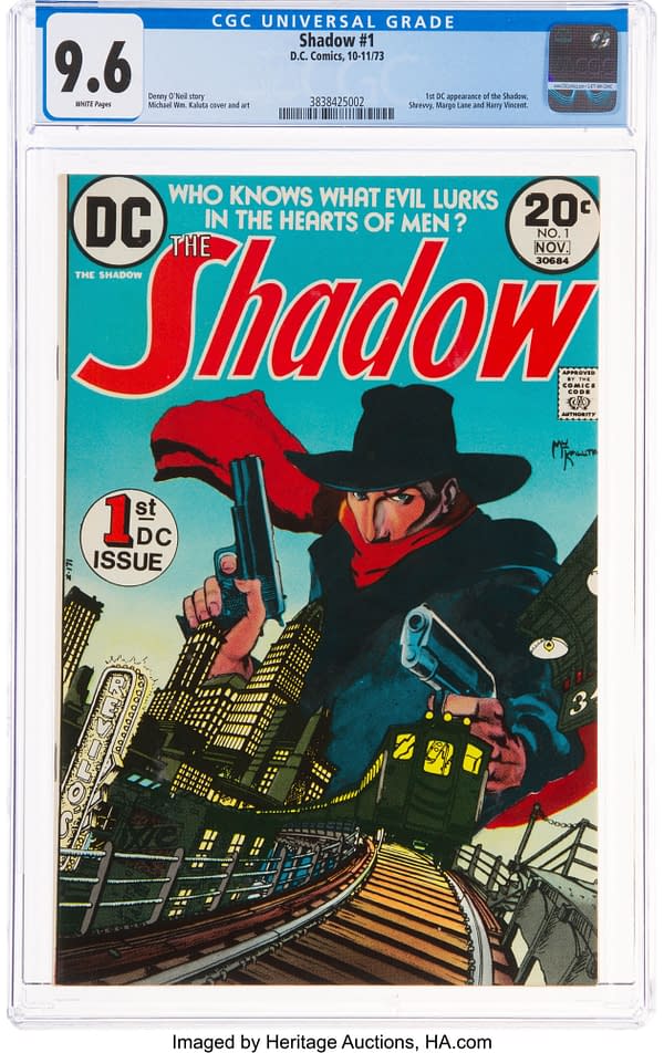 The Shadow Debuts At DC Comics, Taking Bids At Heritage Auctions