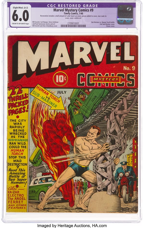 Marvel Mystery Comics #9 (Timely, 1940)