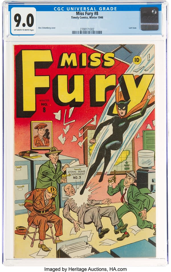 Miss Fury #8 (Timely, 1946)