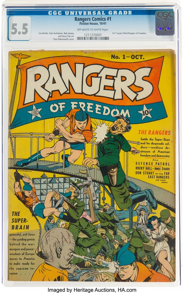 Rangers Comics #1 (Fiction House, 1941)