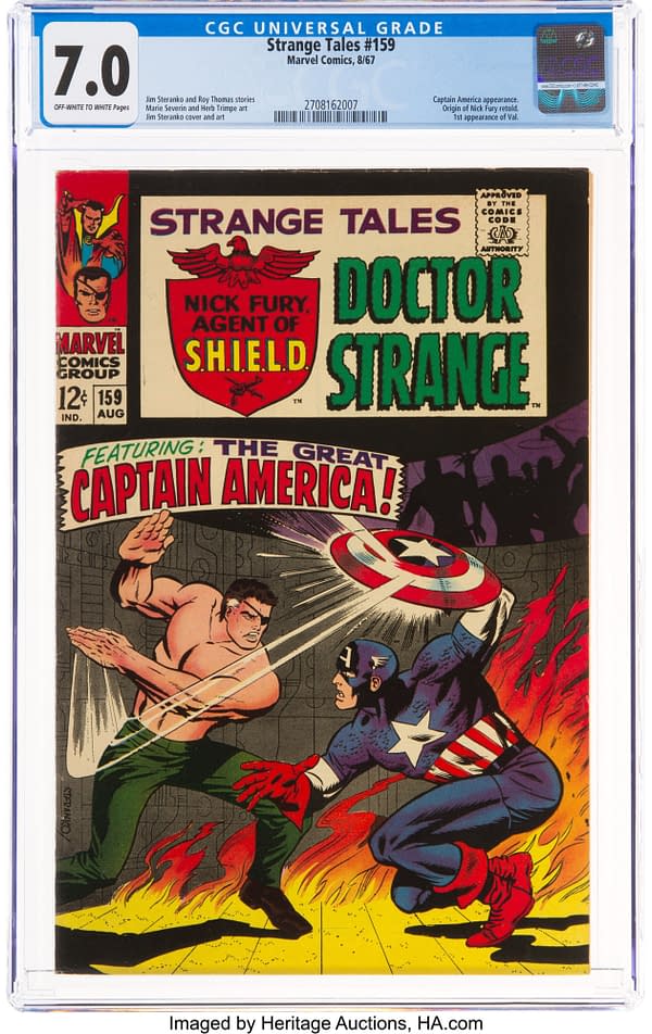 Strange Tales #159 Debuts Valentina, And It Is Taking Bids At Heritage