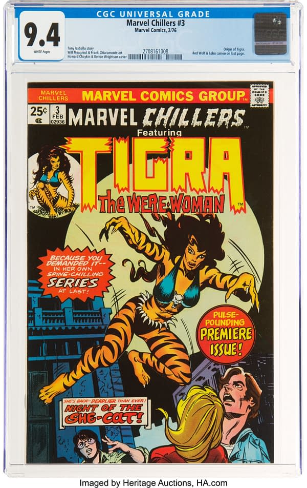 Marvel Chillers #3 Tigra (Marvel, 1976)