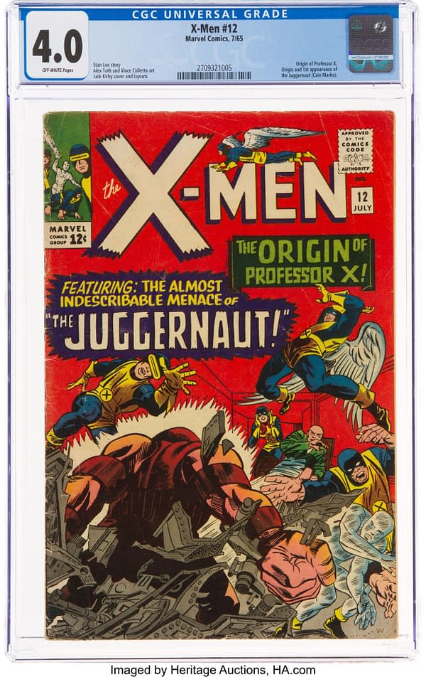 Juggernaut Debuts In X-Men #12, Taking Bids At Heritage Auctions