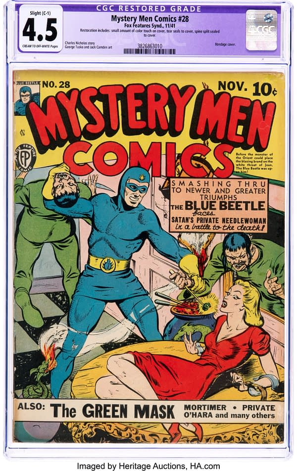 Mystery Men Comics #28 (Fox, 1941)