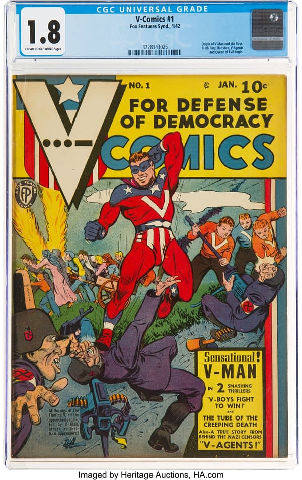 V-Comics #1 (Fox Features Syndicate, 1942)
