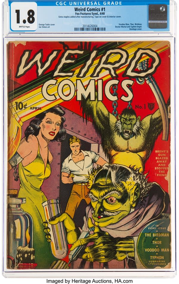 Weird Comics #1 (Fox Features Syndicate, 1940) 