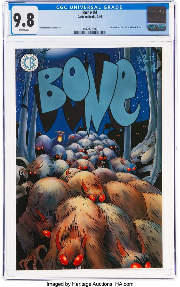Will Jeff Smith's Bone #4 Top $1000 At Auction Today?