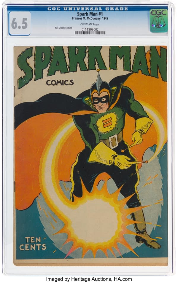 Spark Man Comics #1 (Frances McQueeny, 1945)