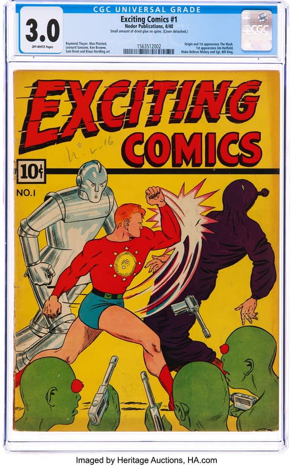 Exciting Comics #1 (Nedor Publications, 1940)