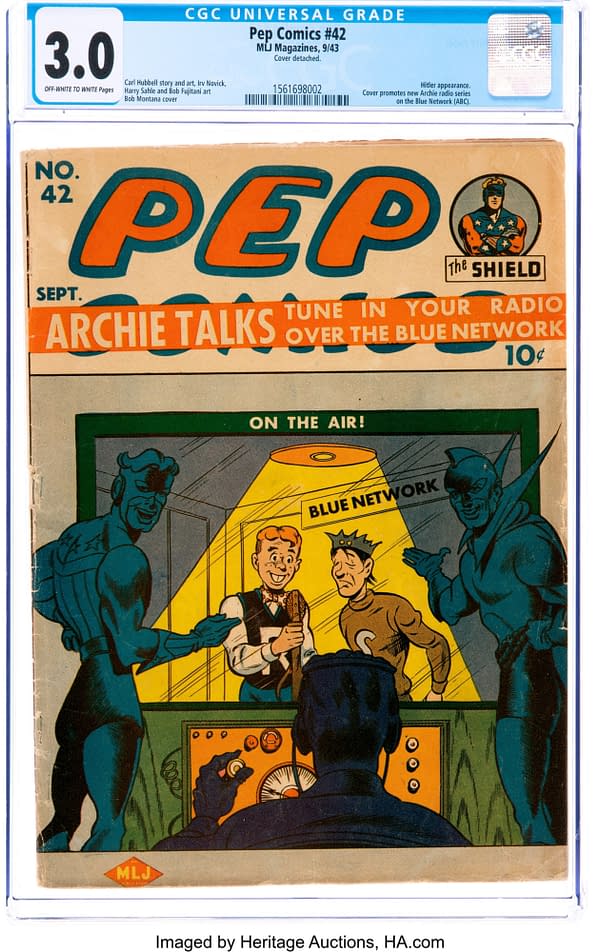 Pep Comics #42, Featuring Hitler, Taking Bids At Heritage Auctions