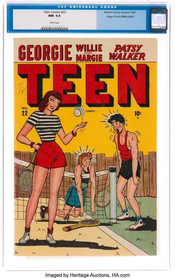 Teen Comics #22 (Marvel, 1947) featuring Patsy Walker.