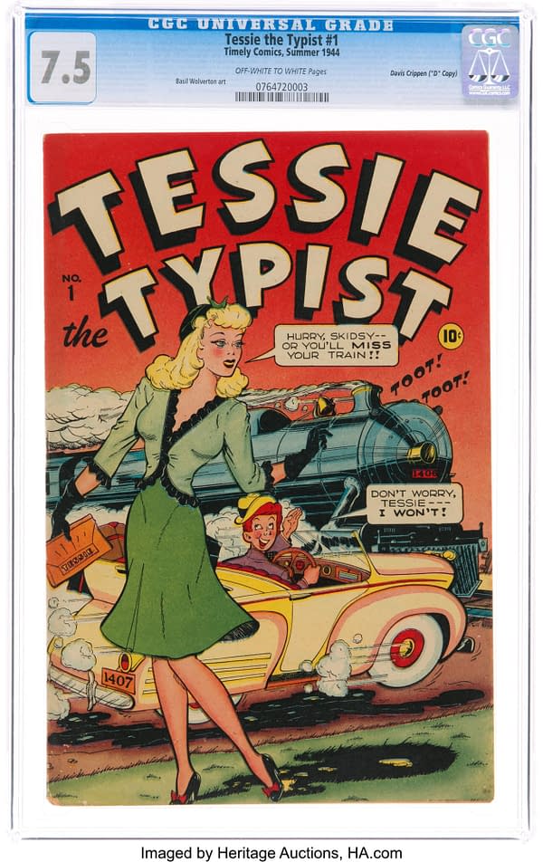 Tessie the Typist #1 (Timely, 1944).