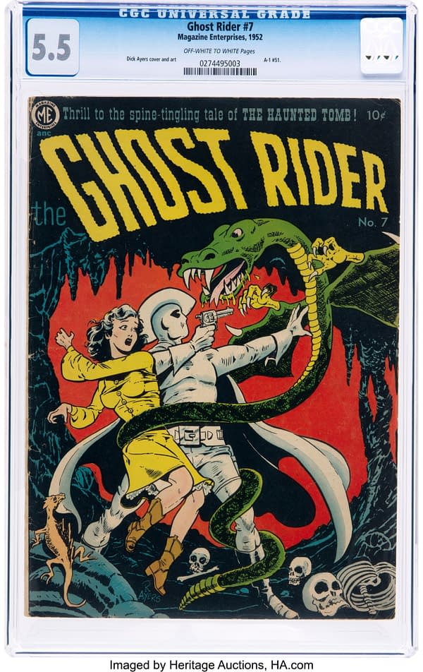 Ghost Rider, The Original One, Shoots A Dragon At Heritage Auctions