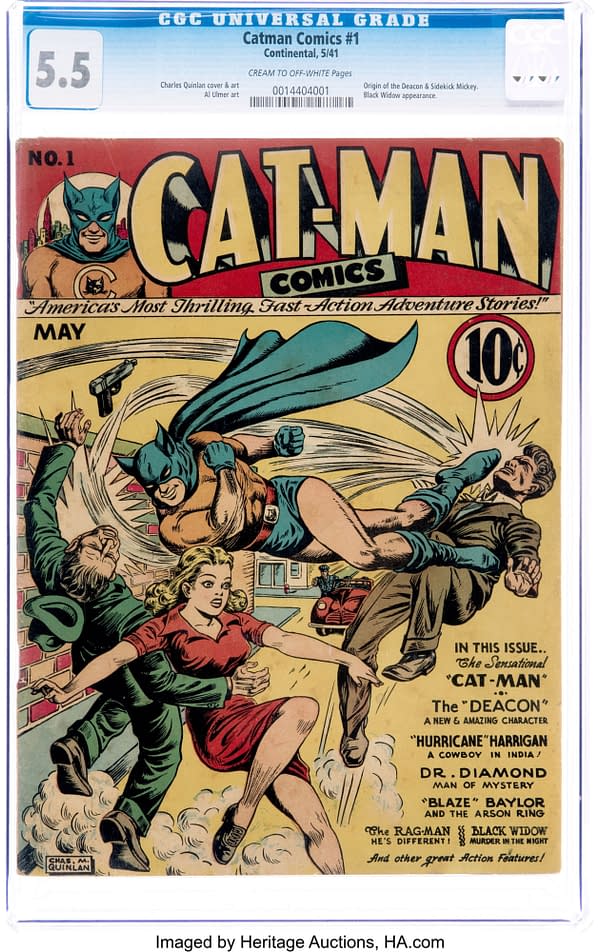 Cat-Man Comics #1 (Helnit, 1941)