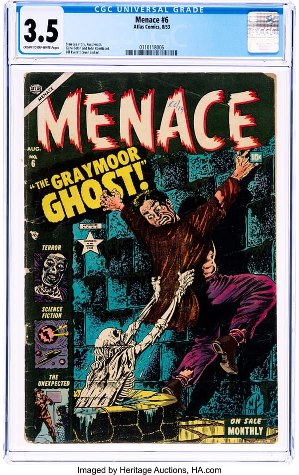 John Romita's Unexpected Martian Invasion in Menace #6, at Auction