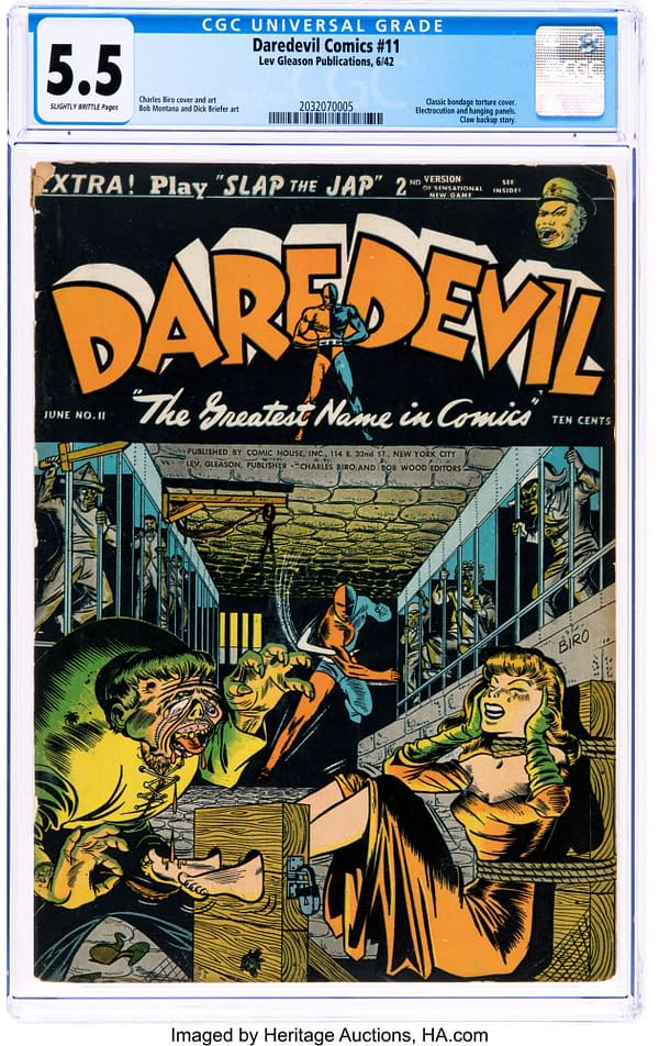 Daredevil Comics #11 (Lev Gleason, 1942)