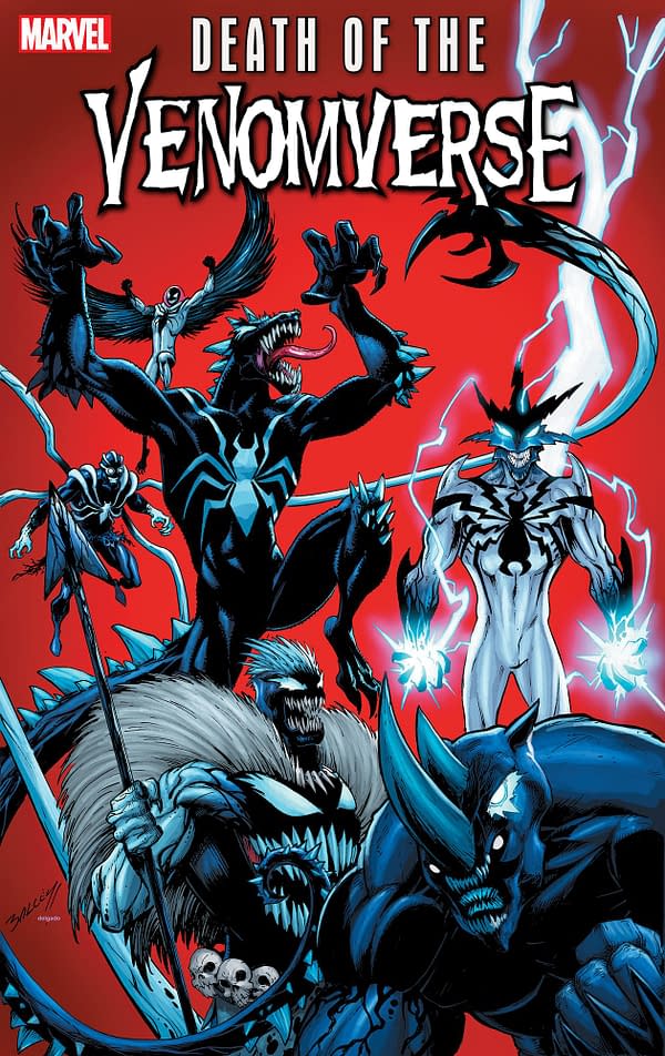 Cover image for DEATH OF THE VENOMVERSE 2 MARK BAGLEY VARIANT