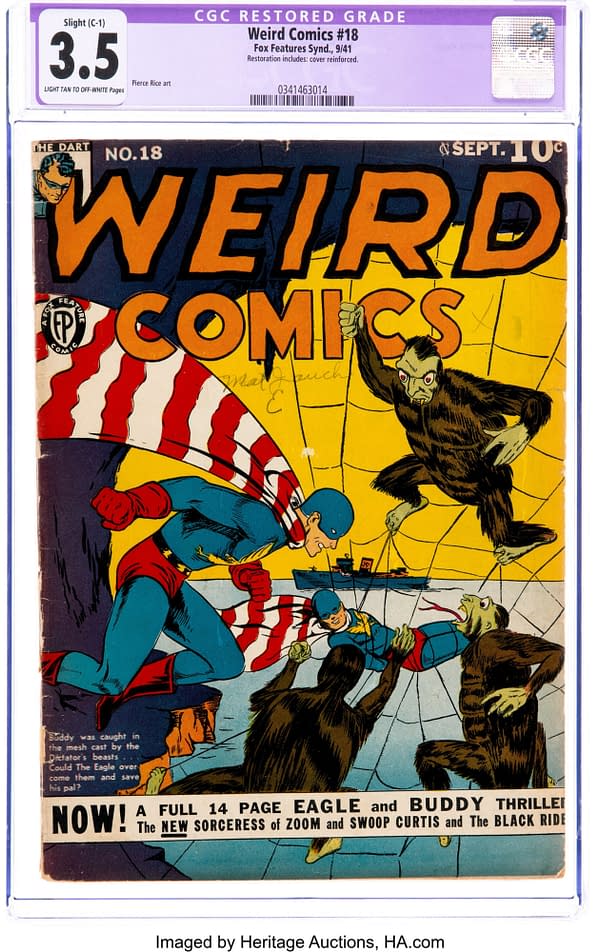 Weird Comics #14 Is A Pulp Fan's Dream At Heritage Auctions