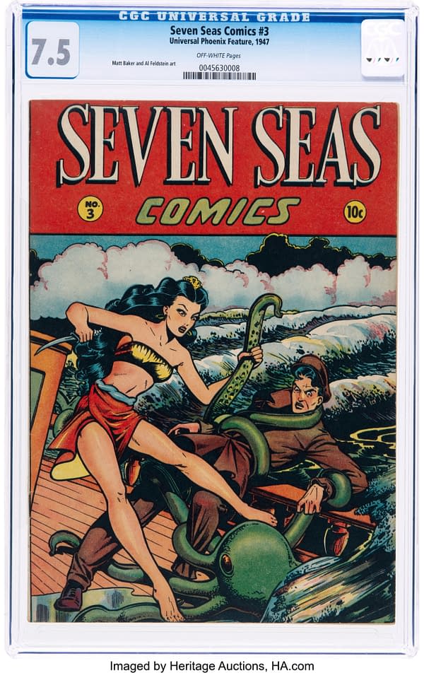 Seven Seas Comics #3 (Universal Phoenix Feature, 1947)